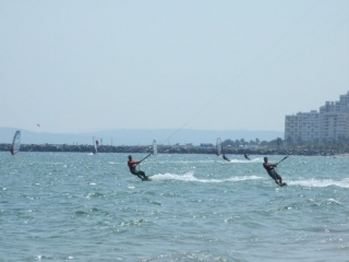 Disfruta de la practica del kitesurf